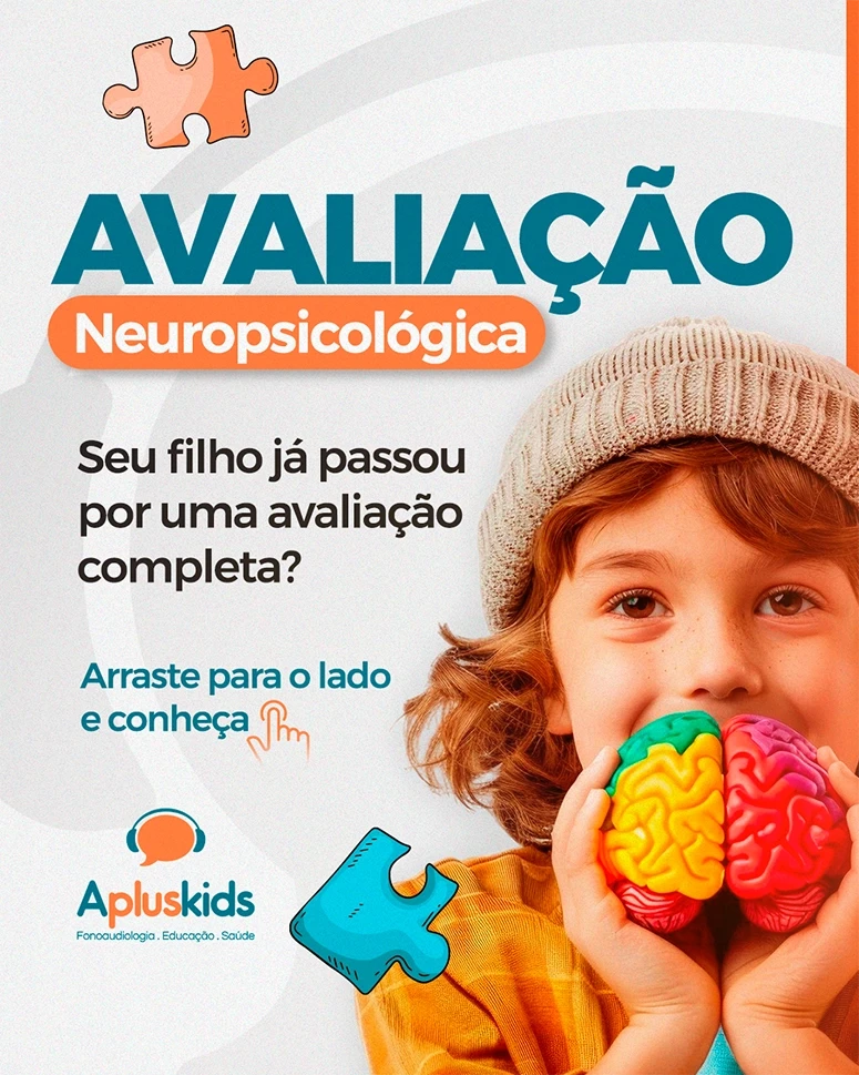 Na mídia de teste